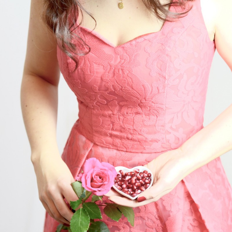 Rotes Kleid zum Valentinstag